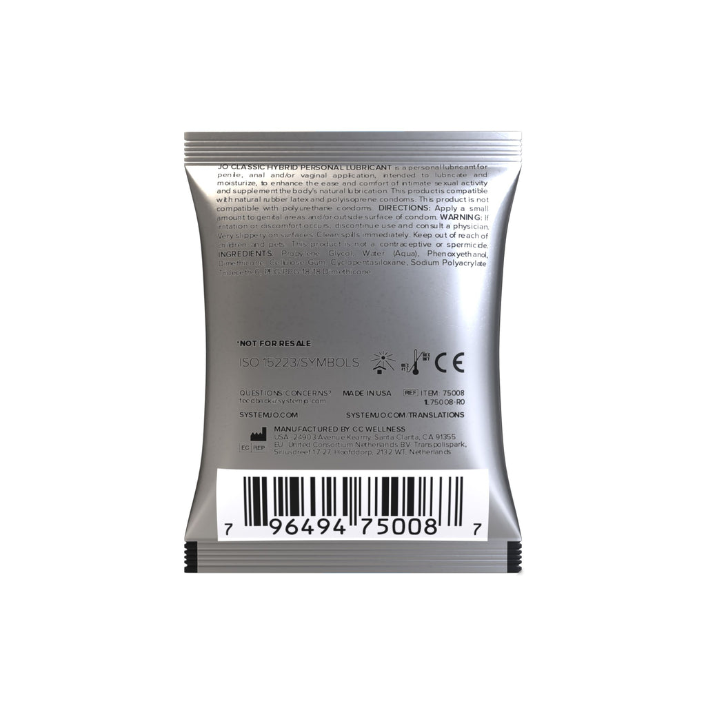 System Jo - Sachet Classic Hybrid Gleitgel - 5 ml