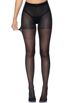 Transparente Strumpfhose mit offenem Po