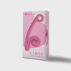 Snail Vibe - Curve Duo-Vibrator mit G-Punkt und Klitoris Stimulation - Rosa