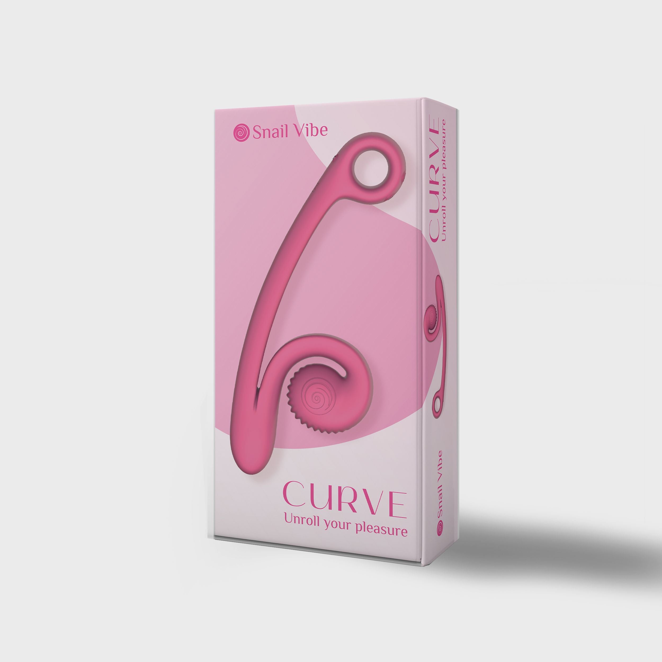 Snail Vibe - Curve Duo-Vibrator mit G-Punkt und Klitoris Stimulation - Rosa