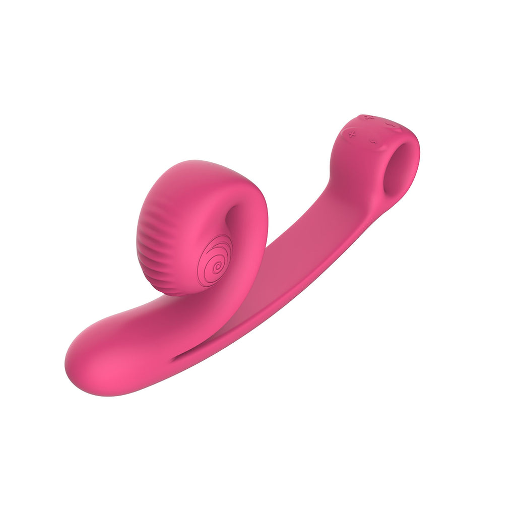 Snail Vibe - Curve Duo-Vibrator mit G-Punkt und Klitoris Stimulation - Rosa