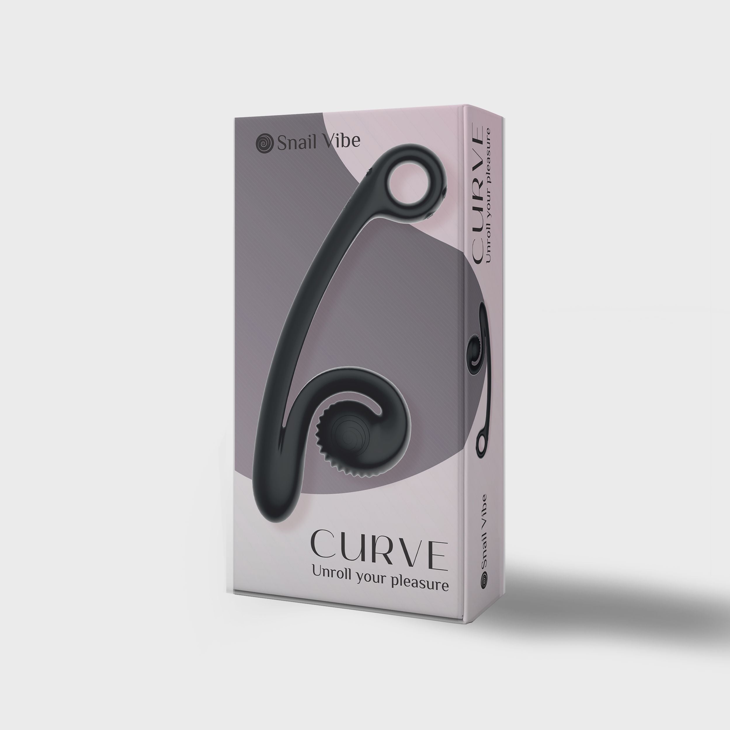 Snail Vibe - Curve Duo-Vibrator mit G-Punkt und Klitoris Stimulation - Rosa