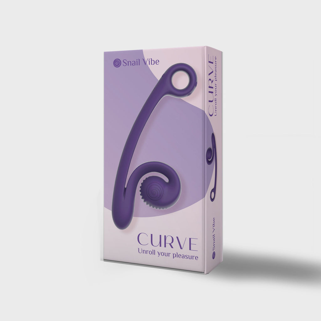 Snail Vibe - Curve Duo-Vibrator mit G-Punkt und Klitoris Stimulation - Rosa