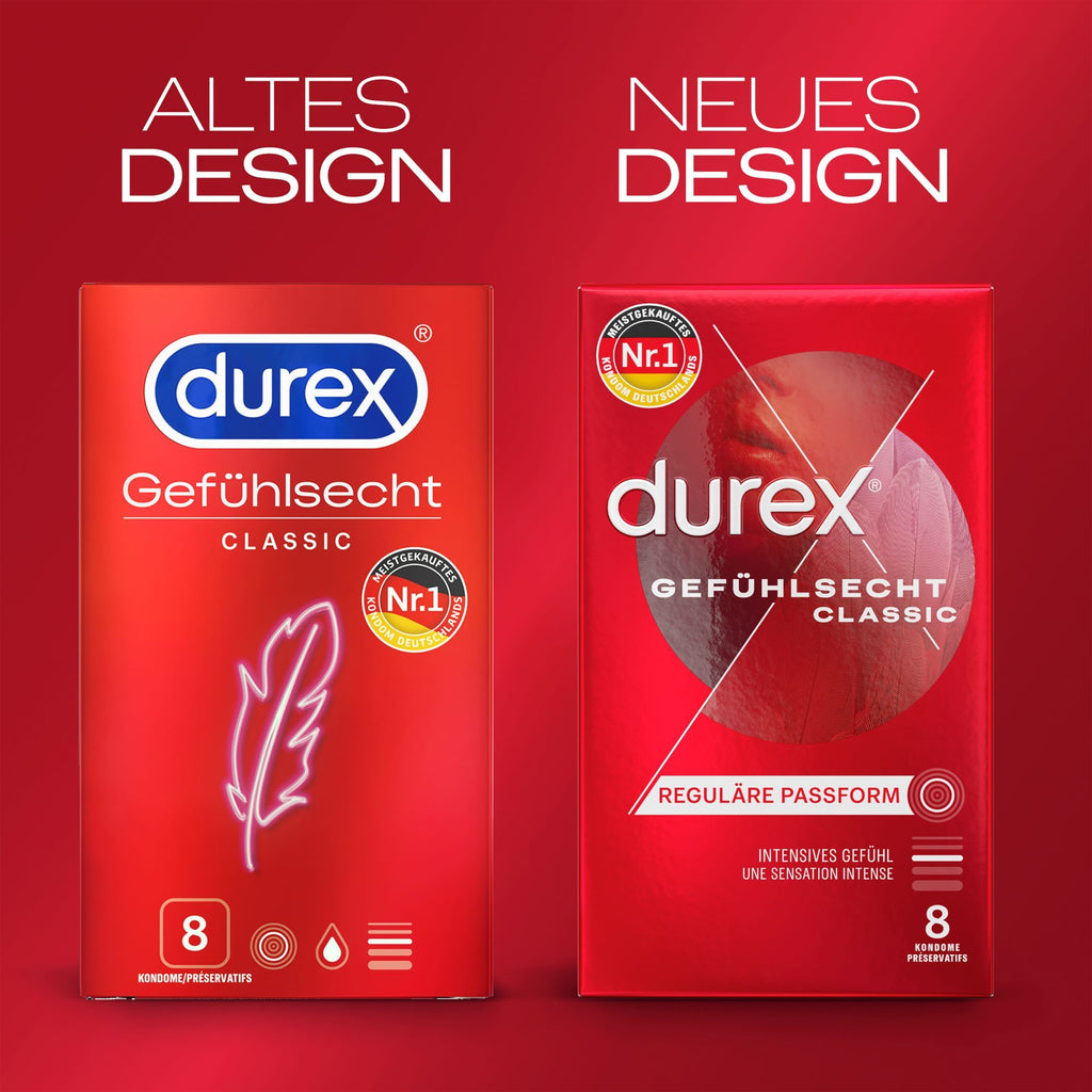 Durex – Thin Feel Classic Kondome – 8 Stück