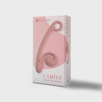 Snail Vibe - Curve Duo-Vibrator mit G-Punkt und Klitoris Stimulation - Rosa
