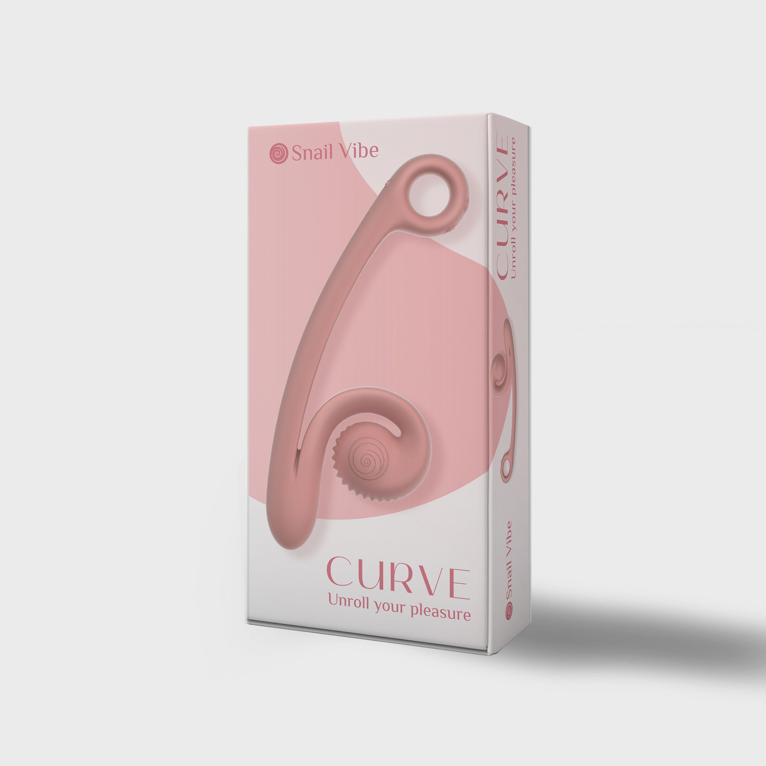 Snail Vibe - Curve Duo-Vibrator mit G-Punkt und Klitoris Stimulation - Rosa