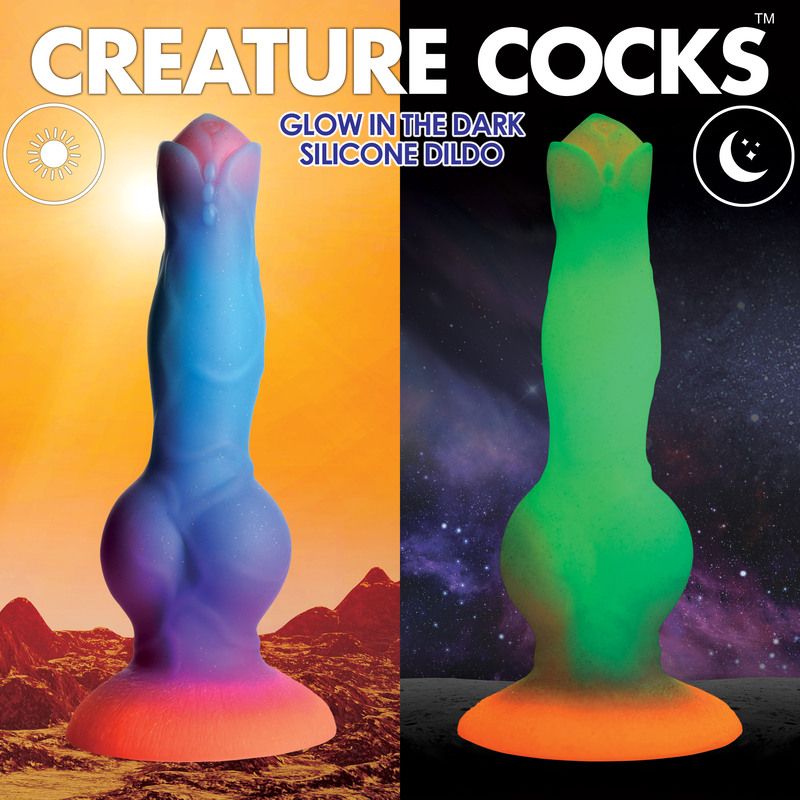 Creature Cocks - Leuchten-im-dunklen Silikon Alien Dildo