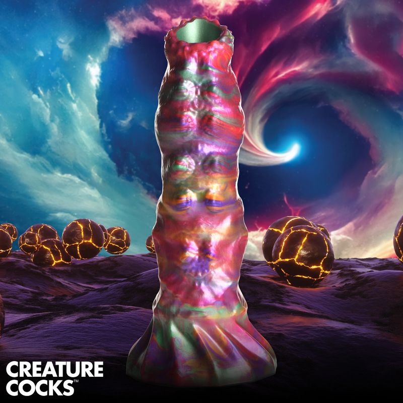 Ovipositor-Dildo mit Eiern