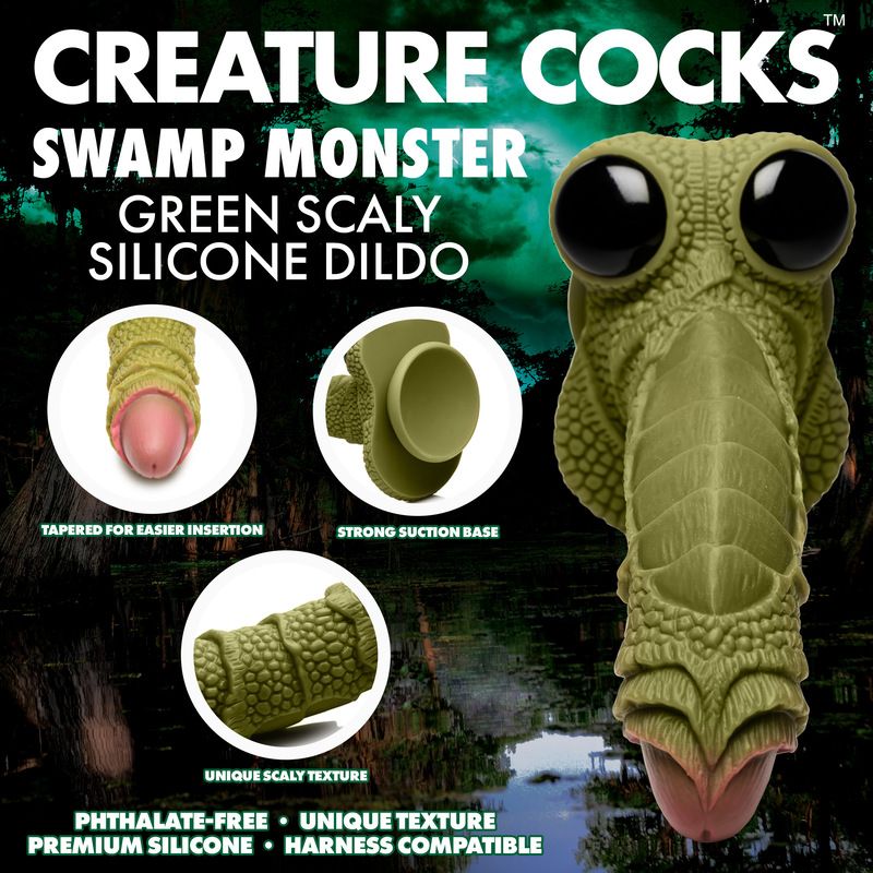 Geschuppter Sumpfmonster-Dildo