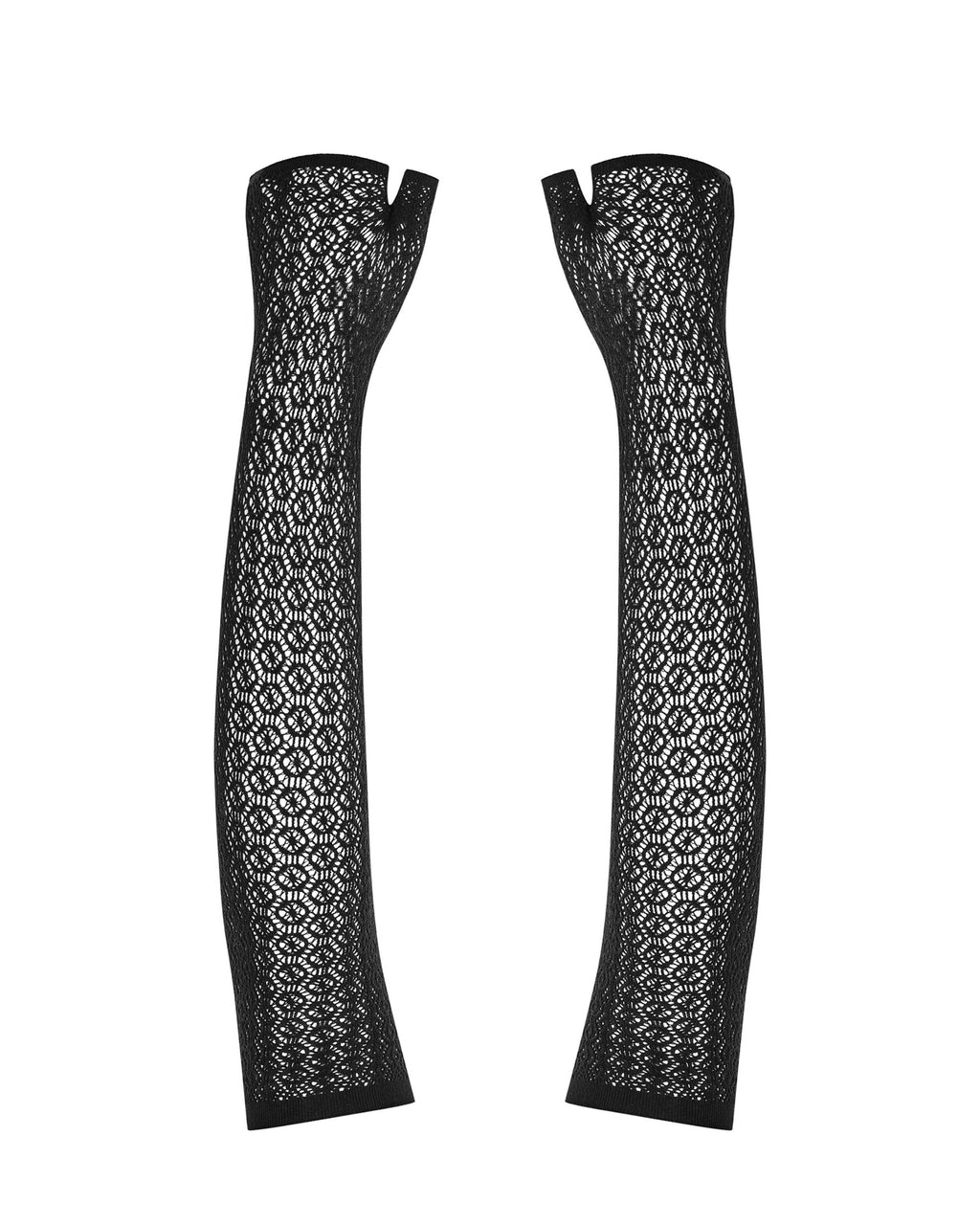 Obsessive - A772 Spitzenhandschuhe - Schwarz