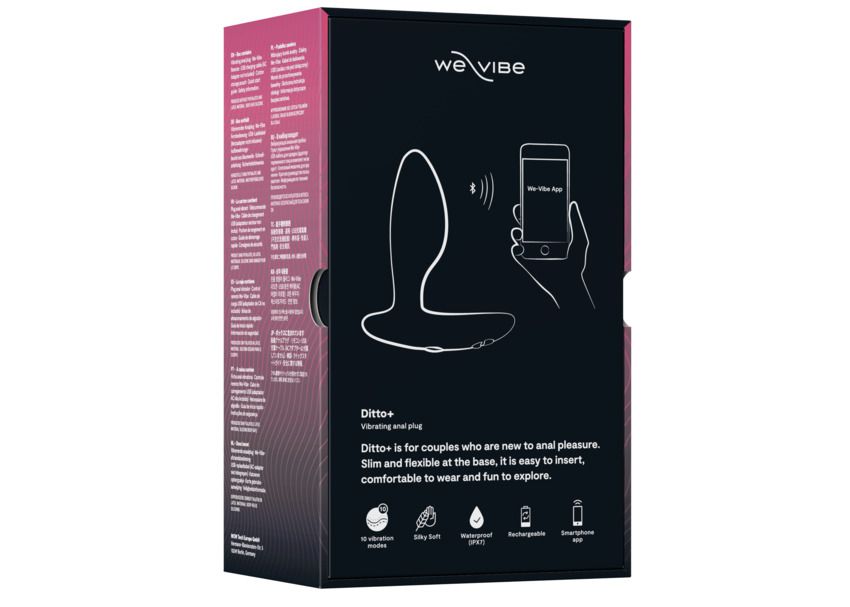 We-Vibe Ditto+ Satin Schwarz