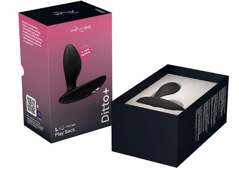 We-Vibe Ditto+ Satin Schwarz