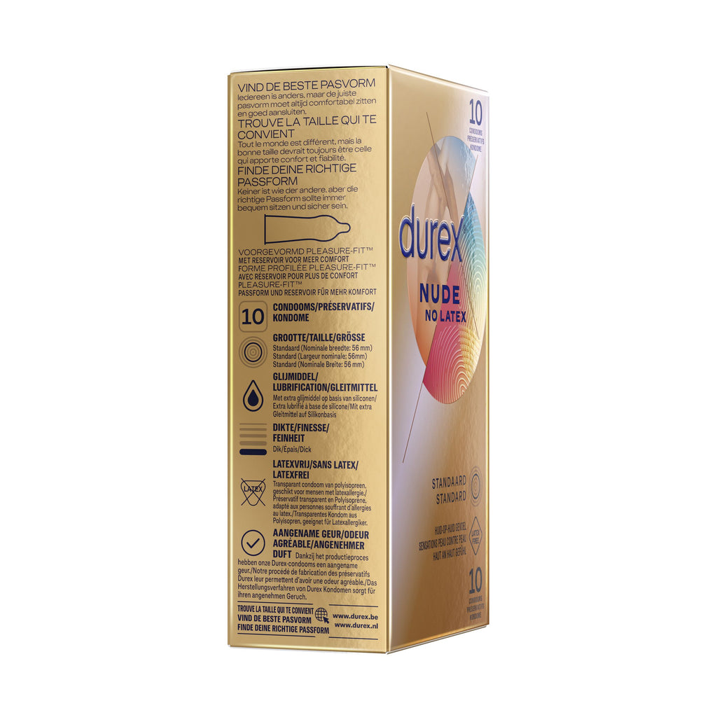Durex Nude No Latex - 10 Stück
