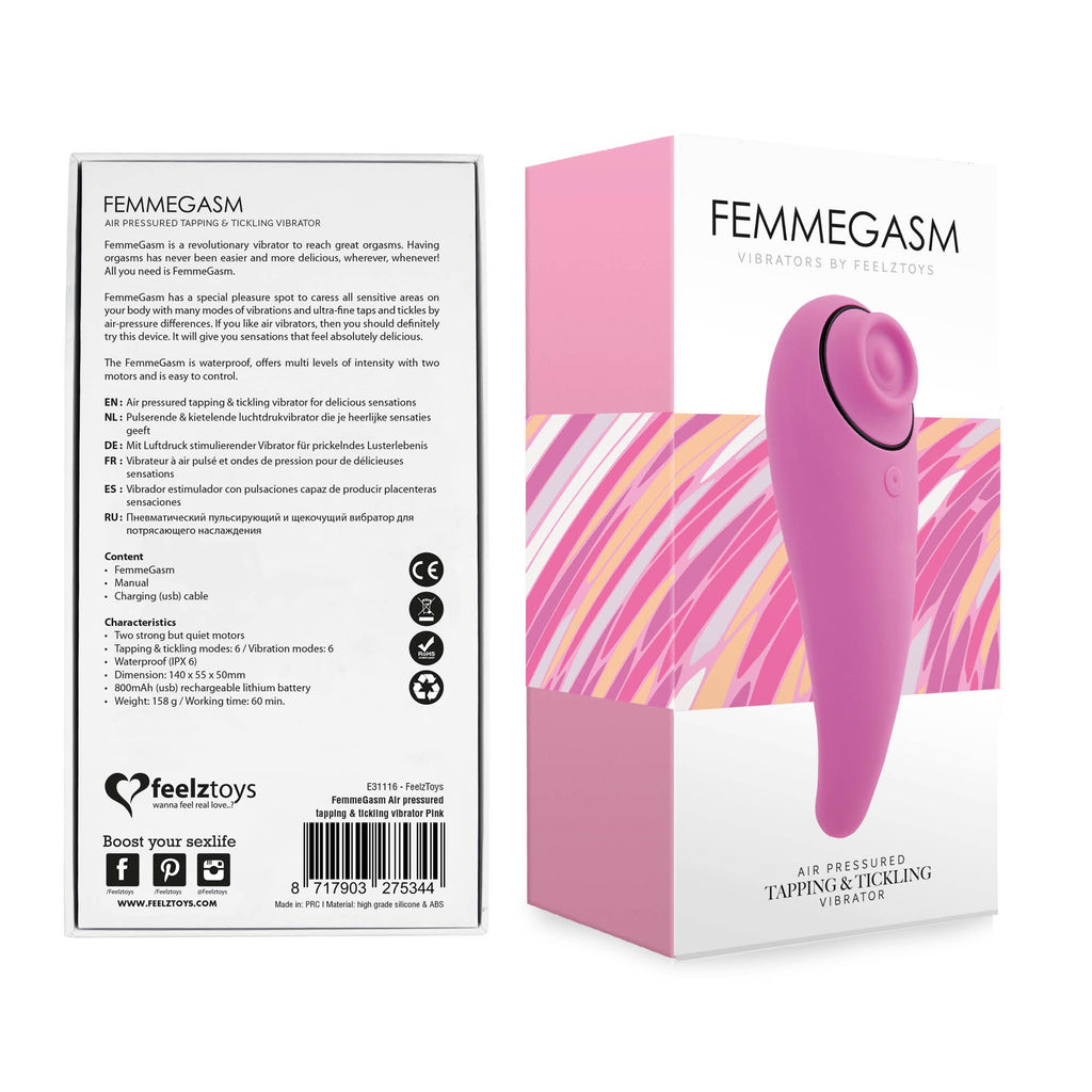 FeelzToys - FemmeGasm Tapp 2 Klitoris-Stimulator - Rosa