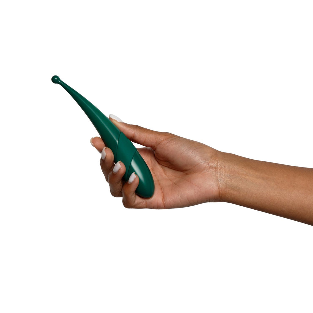 Gløv - Luna Eco Pin-Point Vibrator - Grün