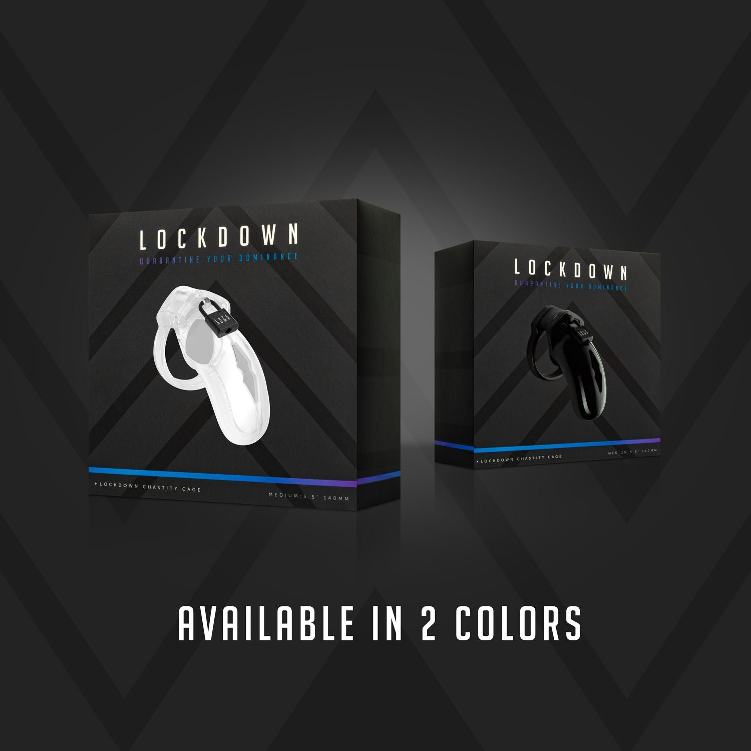 Lockdown Keuschheitskäfig Transparent - Klein