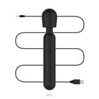 BLAQ - Digitaler Wand-Vibrator mit Display - Schwarz