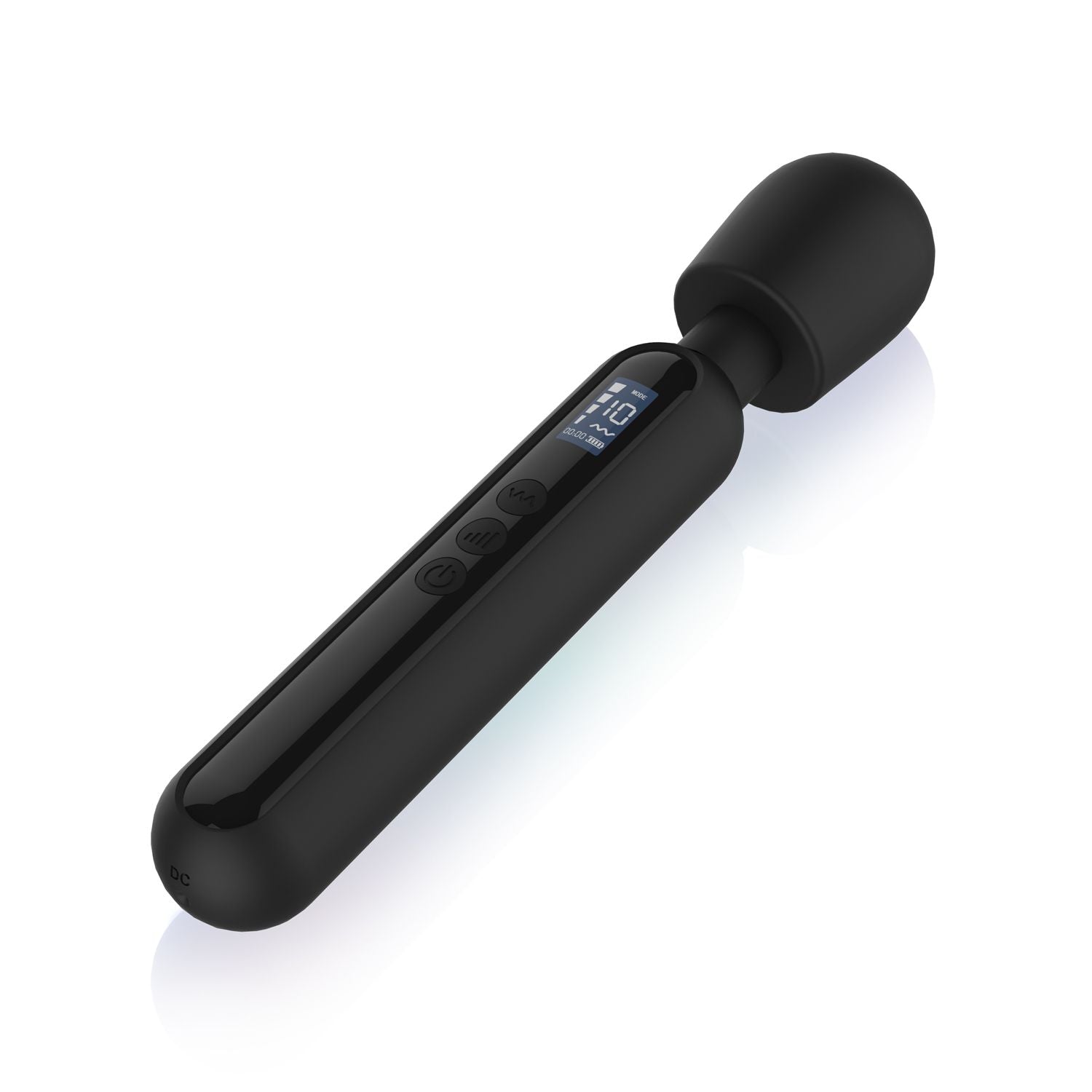 BLAQ - Digitaler Wand-Vibrator mit Display - Schwarz
