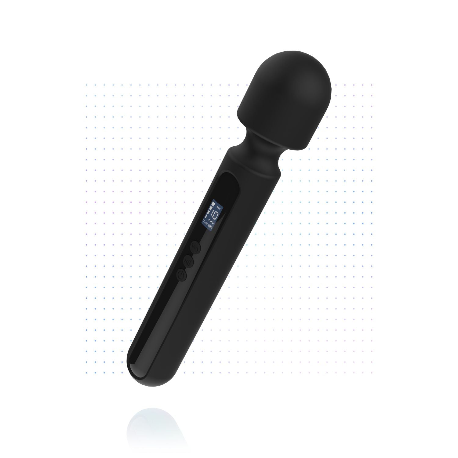 BLAQ - Digitaler Wand Vibrator XL - Schwarz