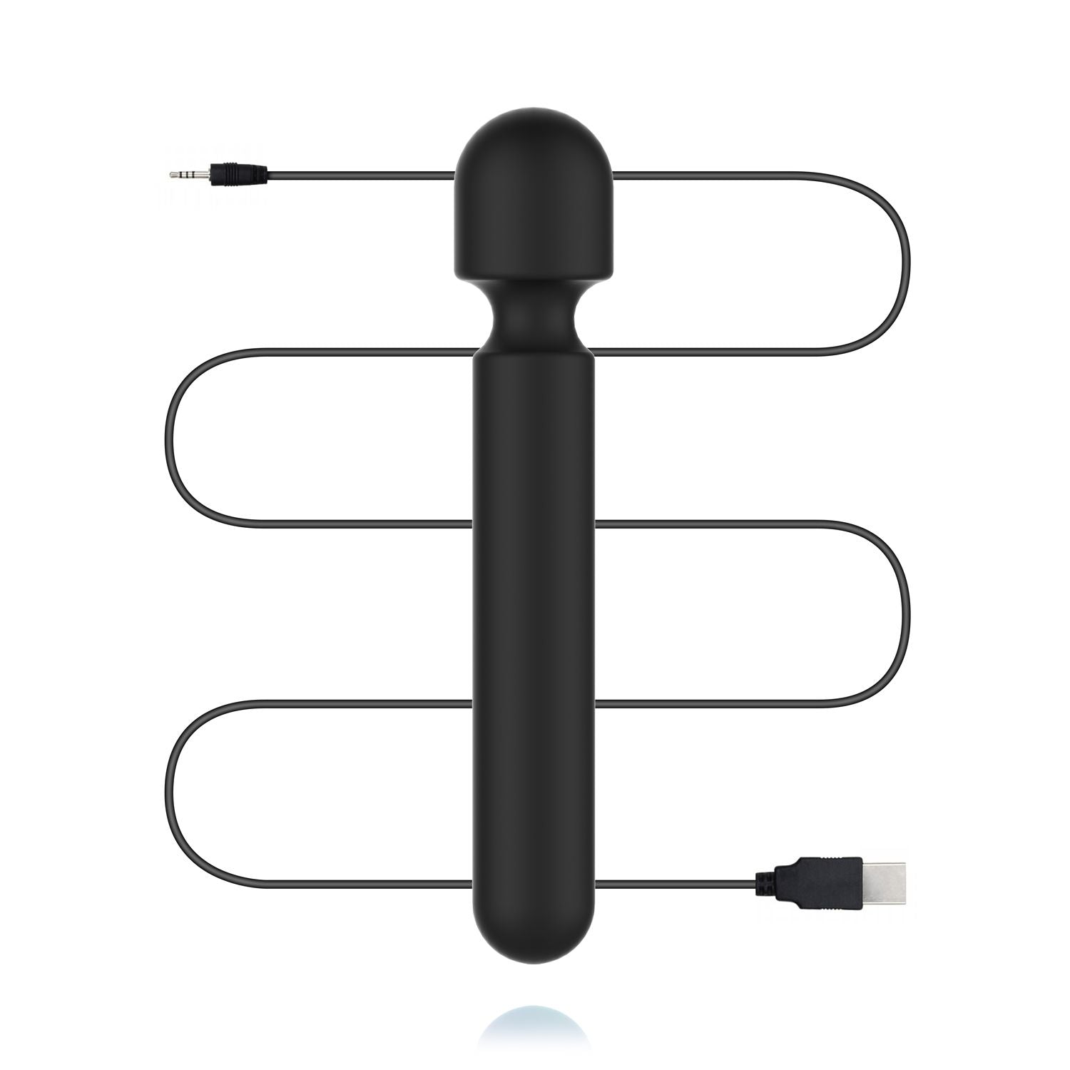 BLAQ - Digitaler Wand Vibrator XL - Schwarz