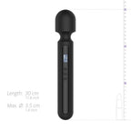 BLAQ - Digitaler Wand Vibrator XL - Schwarz
