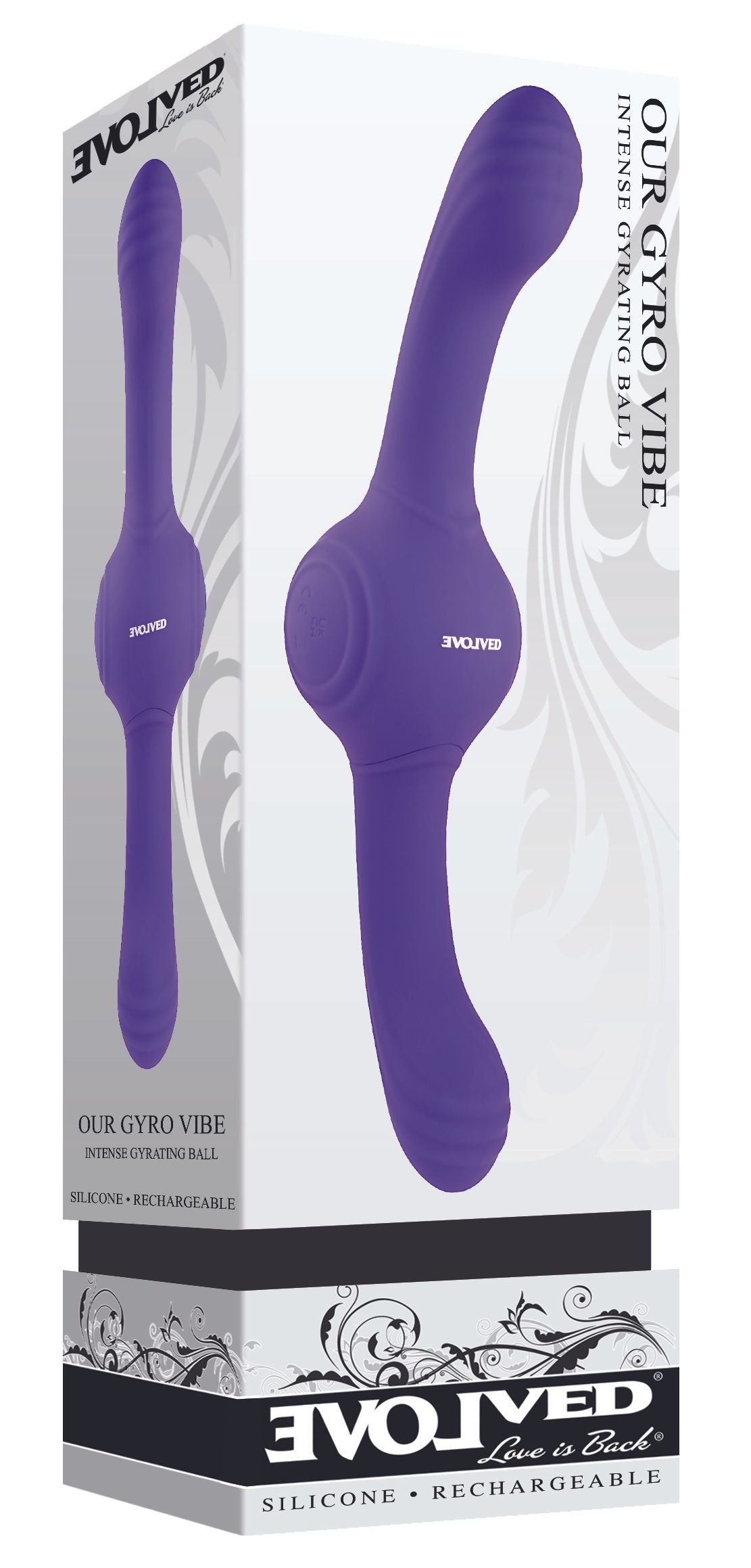 Evolved - Our Gyro Vibe Dual End Vibrator - Lila