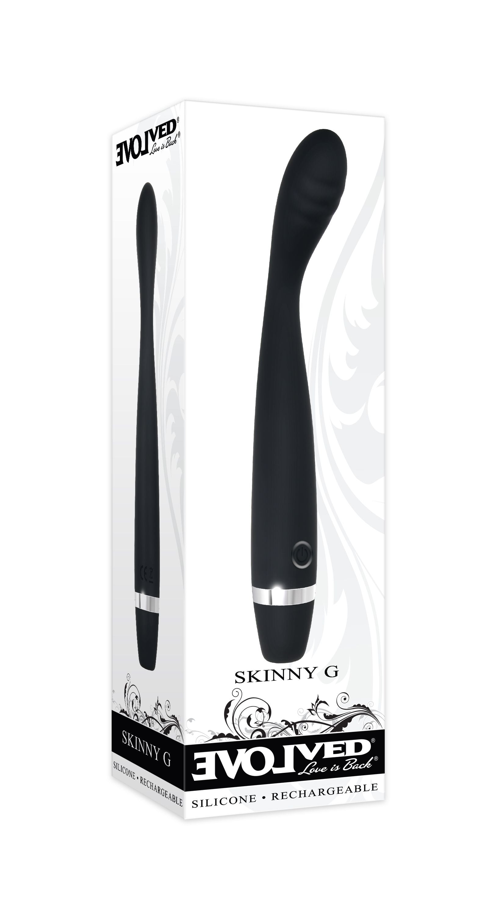Evolved - Skinny G-Punkt Vibrator - Schwarz