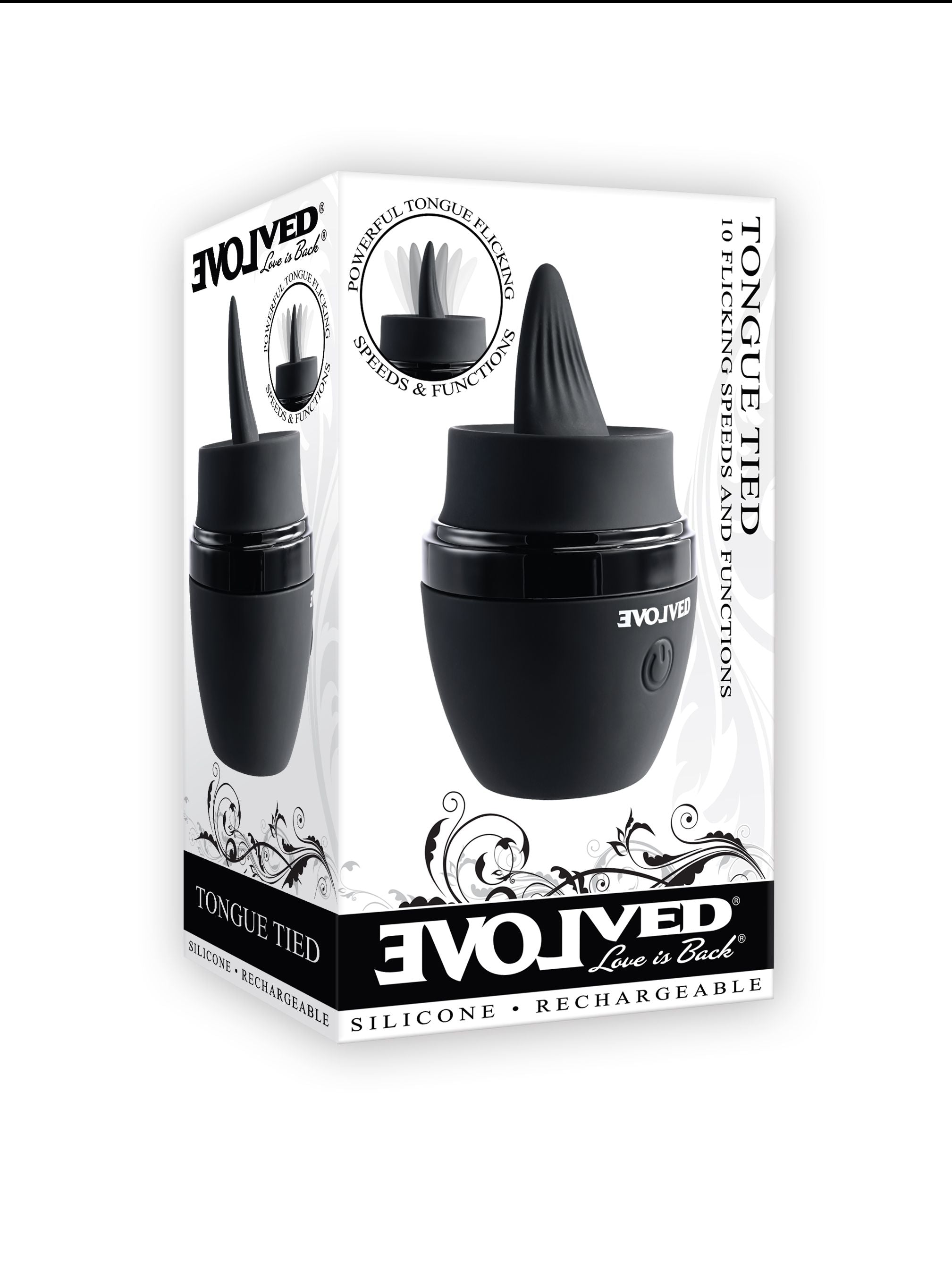 Evolved - Tongue Tied Vibrator - Schwarz