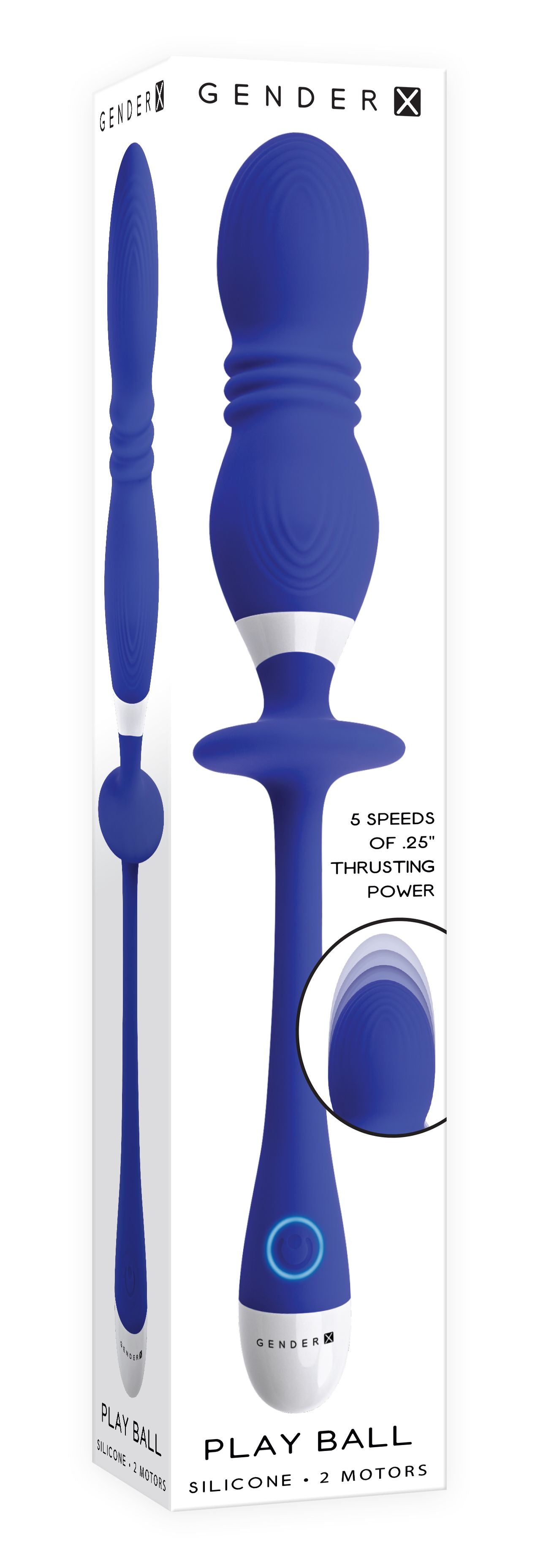 Evolved - Play Ball Vibrator - Blau