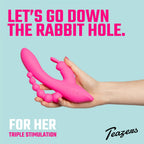 Teazers - Doppelter Rabbit-Vibrator - Rosa