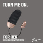 Teazers Geripptes Vibro-Ei mit Fernbedienung
