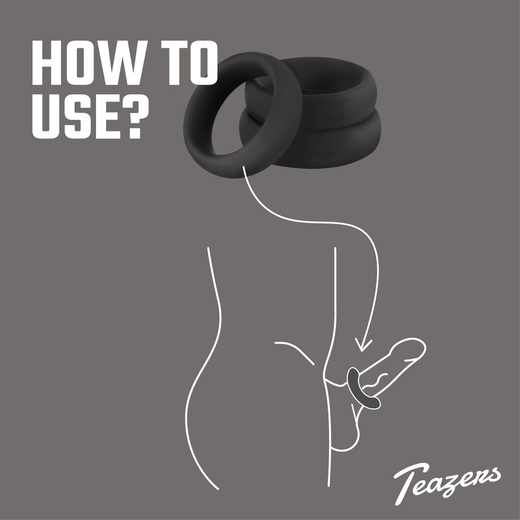 Teazers Silikon Cockring-Set