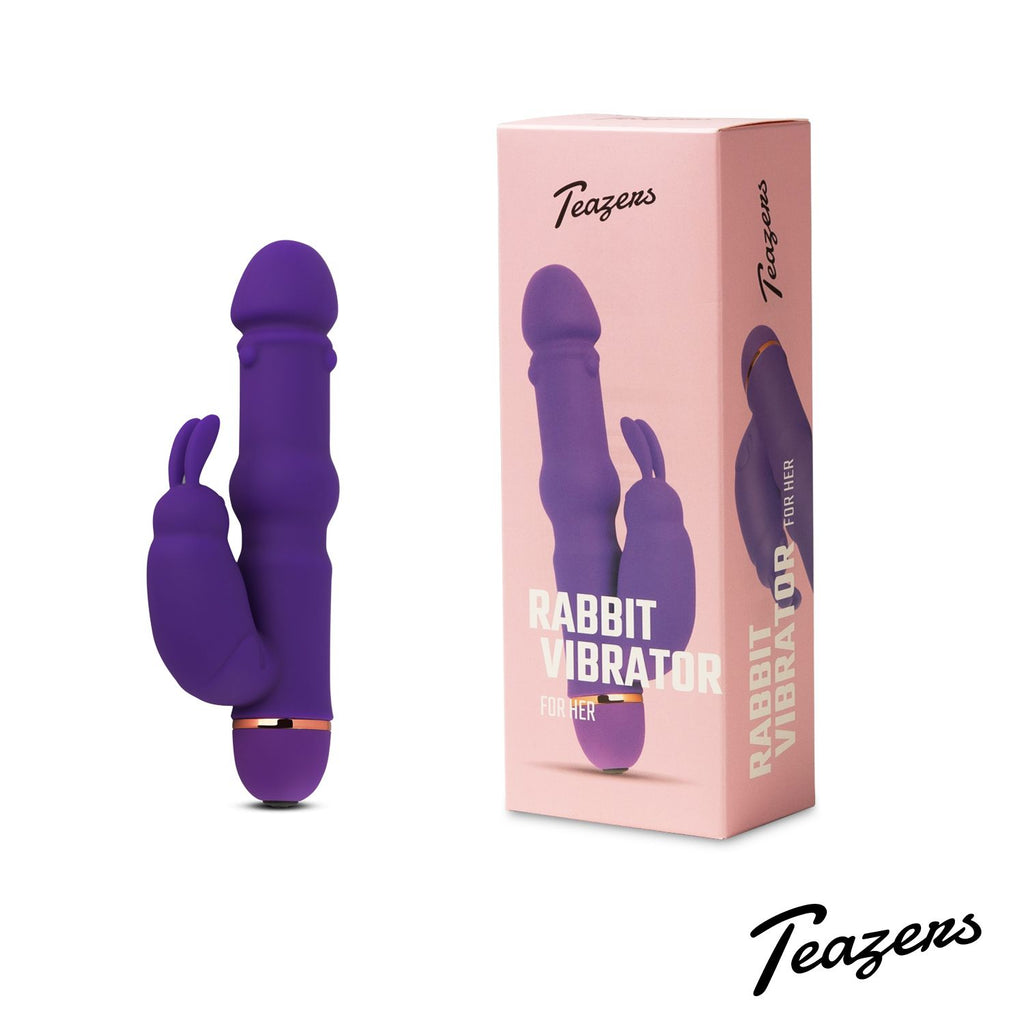 Teazers - Silikon Rabbit Vibrator - Lila