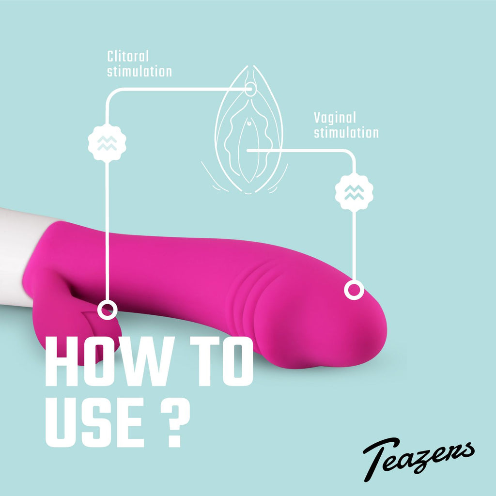 Teazers - Realistischer Rabbit-Vibrator - Pink