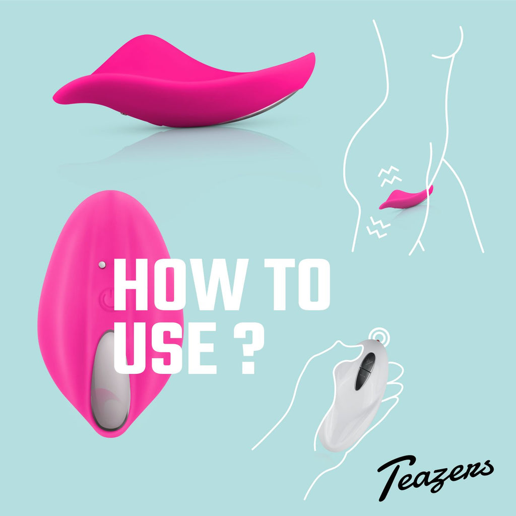 Teazers - Klitoris Vibrator mit Fernbedienung - Pink