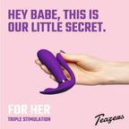 Teazers - Remote Pleaser Vibrator - Lila
