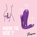 Teazers - Remote Pleaser Vibrator - Lila