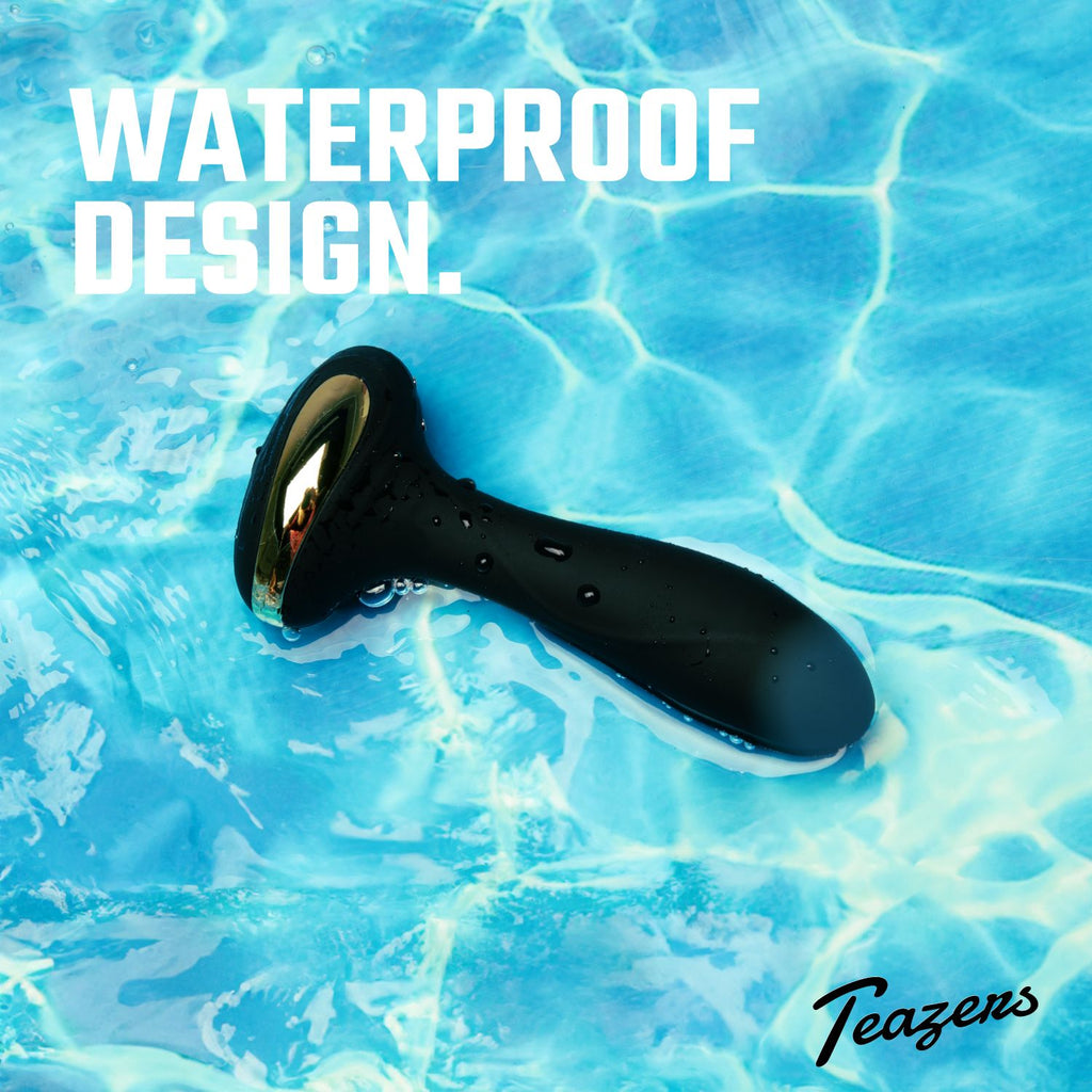 Teazers - Heat Of The Moment Buttplug Vibrator - Wärmefunktion Schwarz