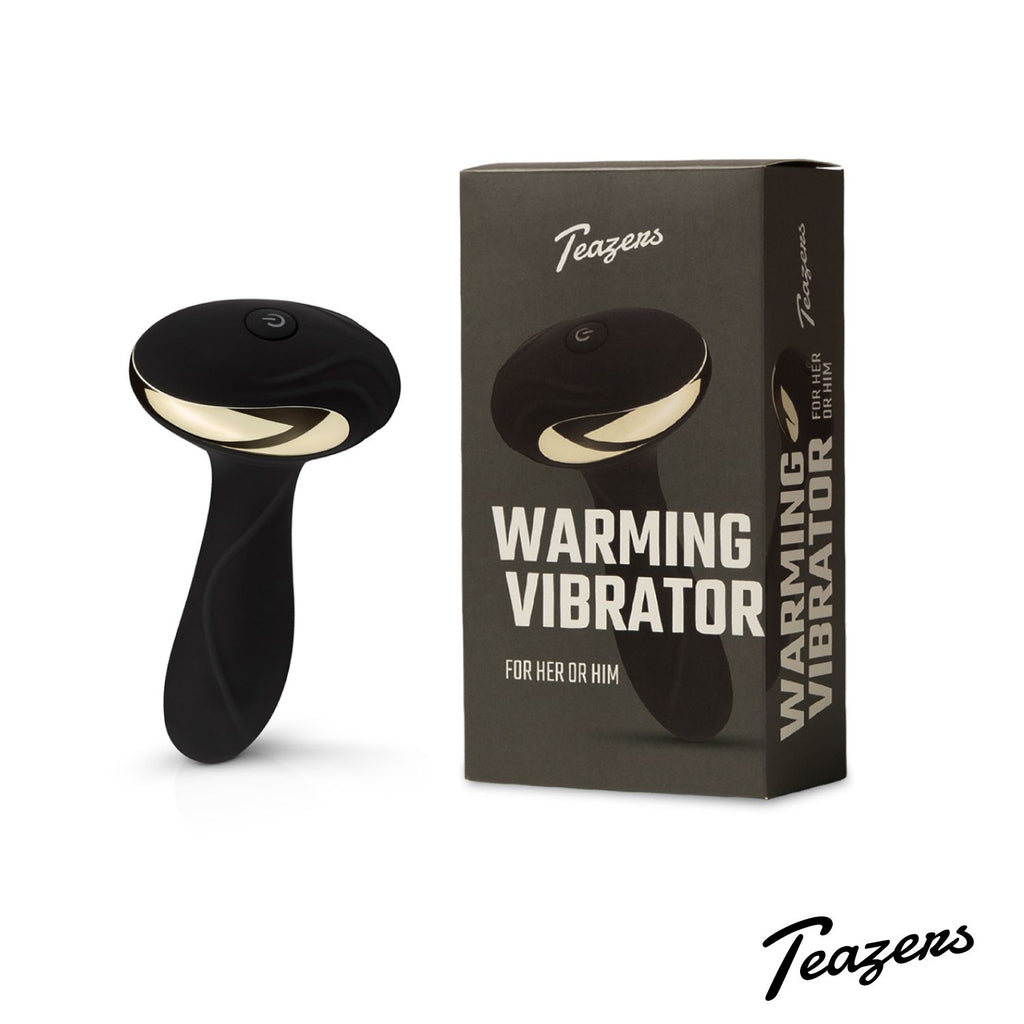 Teazers - Heat Of The Moment Buttplug Vibrator - Wärmefunktion Schwarz