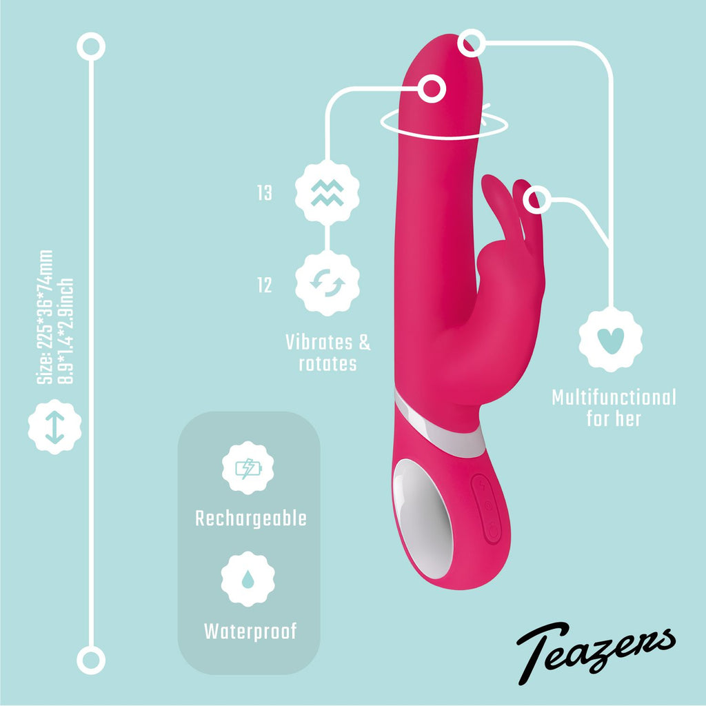 Teazers - Rabbit Vibrator - Rosa