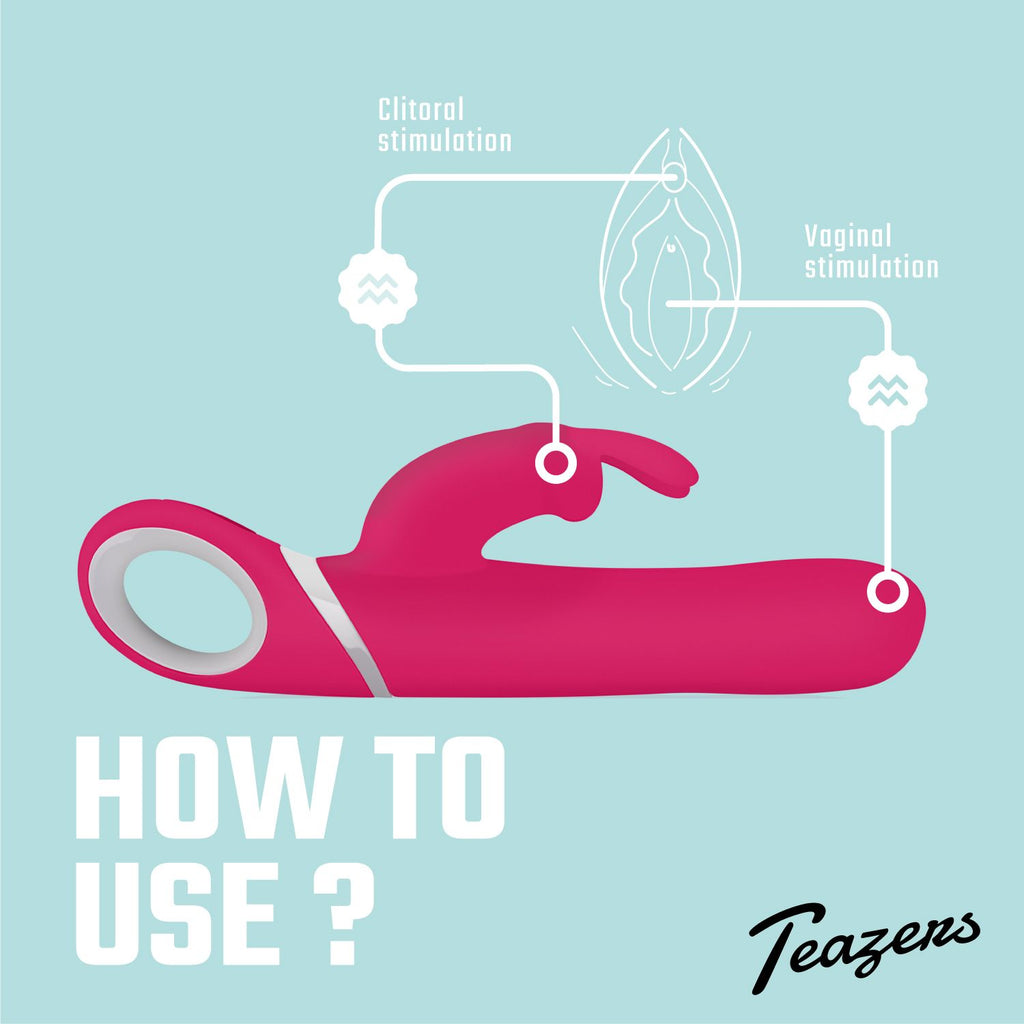 Teazers - Rabbit Vibrator - Rosa