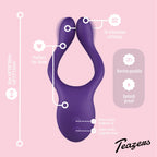 Teazers - Partner Multifun Paar-Vibrator - Lila