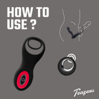 Teazers - Cock And Ball Ring mit Prostatavibrator und Fernbedienung