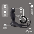 Teazers - Cock And Ball Ring mit Prostatavibrator und Fernbedienung