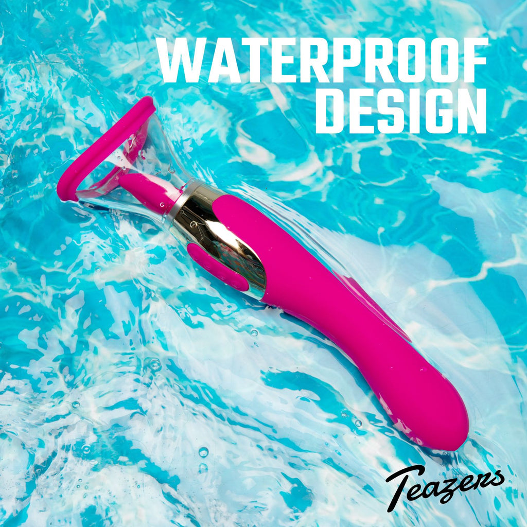 Teazers - Pleasure Pump mit G-Spot-Vibrator - Rosa