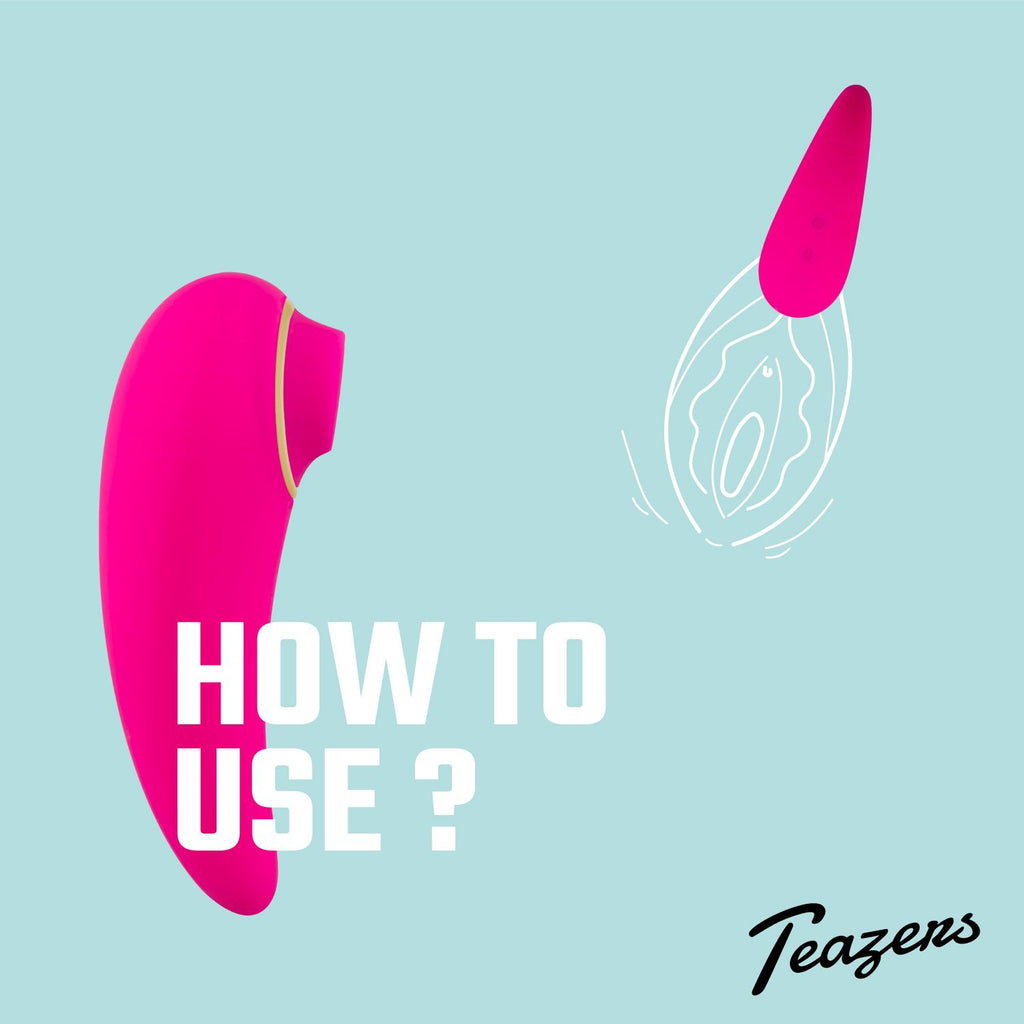 Teazers - Klitoris Stimulator mit Tapping-Funktion - Silikon Vibrator mit Pulsfunktion