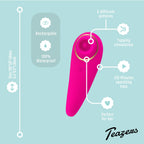Teazers - Klitoris Stimulator mit Tapping-Funktion - Silikon Vibrator mit Pulsfunktion