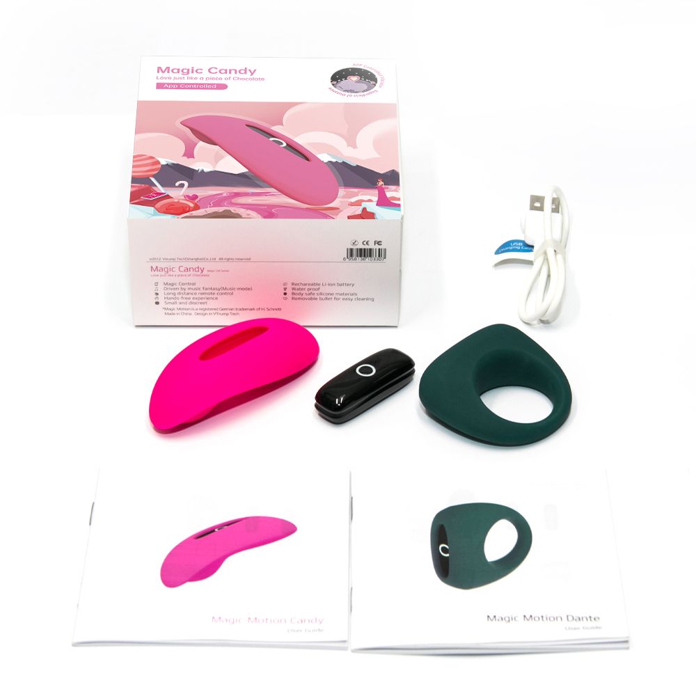 Magic Motion - Magic Candy und Dante Kit II - Vibrator und Cockring mit App-Steuerung
