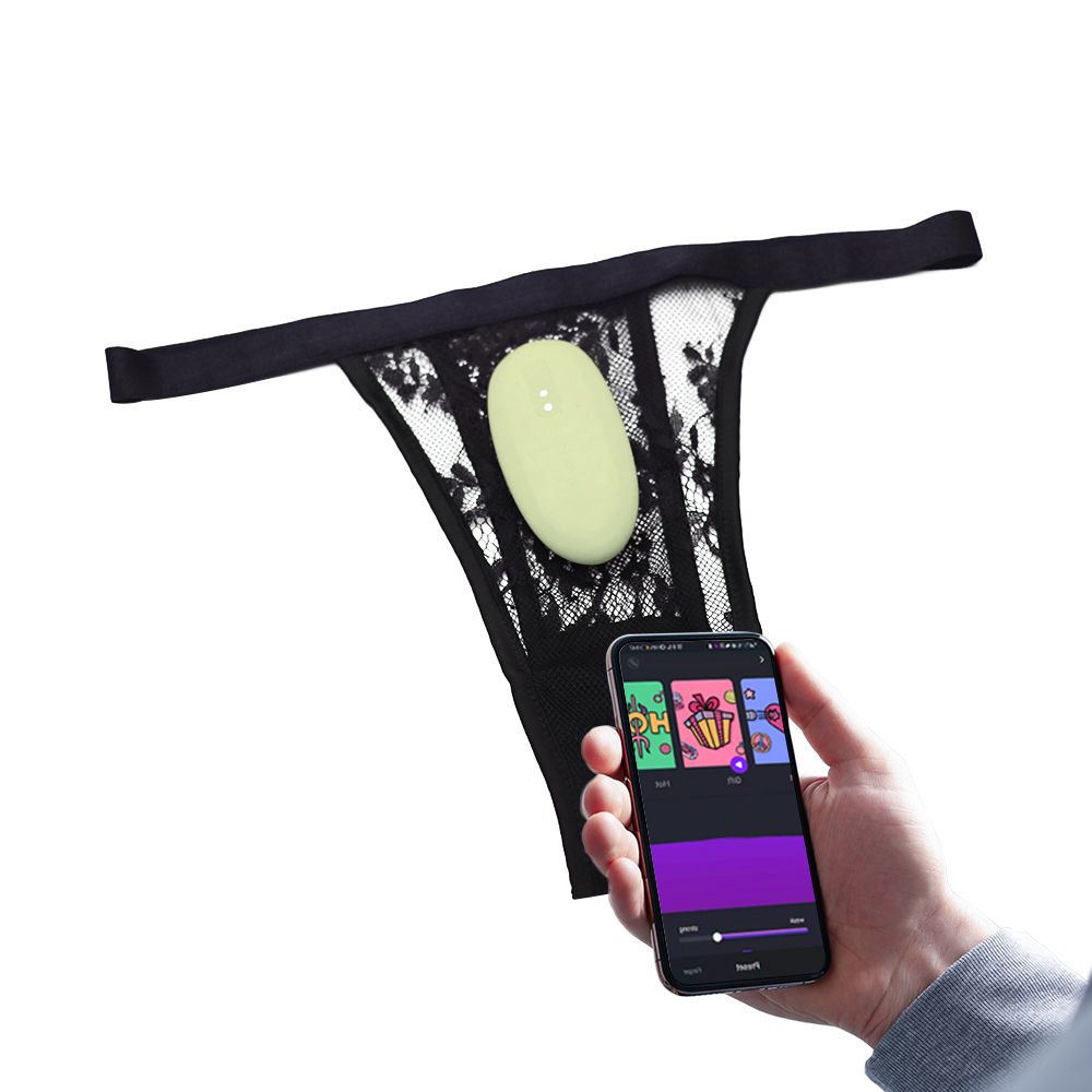 Magic Motion - App-gesteuerter Panty-Vibrator Nyx - Rot