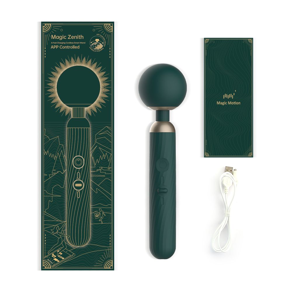 Magic Motion - Zenith Smart Wand Vibrator - Grün